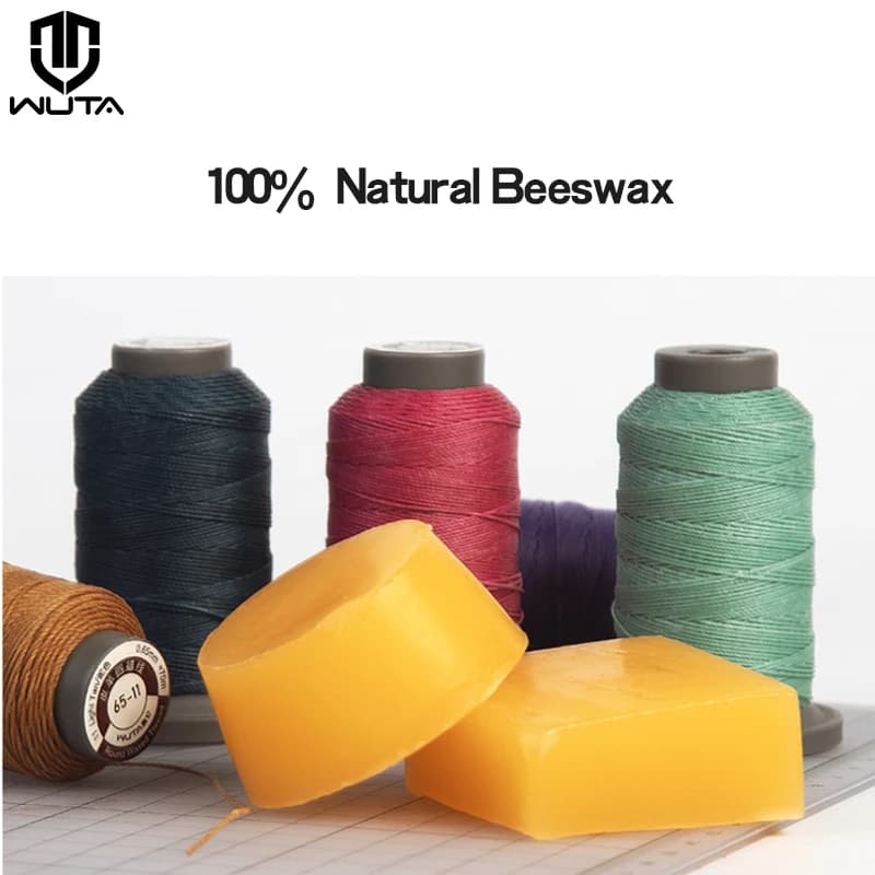 WUTA 1PC 100% Natural Beeswax Pure Wax Smooth Thread Waxing Line Leather Craft Polishing Tool DIY Sewing Furniture Maintenance
