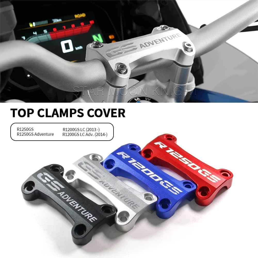 Moto Manubrio Manubrio Riser Top Morsetti Copertura Per BMW R 1250 GS R1250GS Adventure R1200GS LC 2013- R 1200 GS Adv 2014-