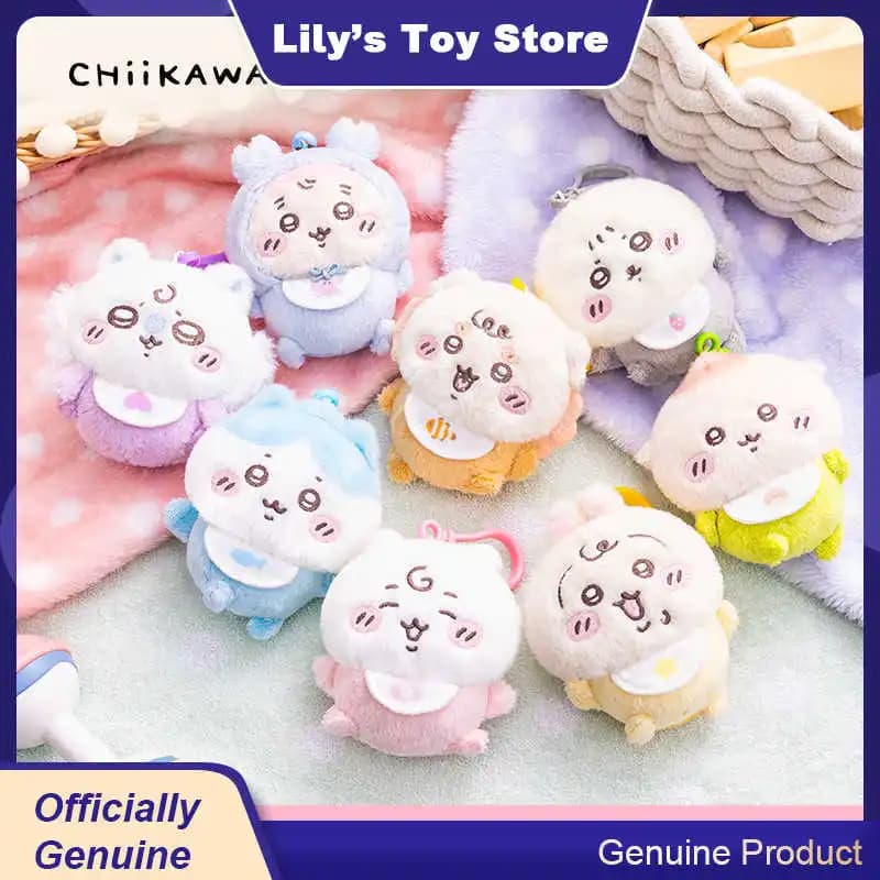 Autentico Peluche Chiikawa Baby Standing, Accessorio Borsa Carino ed Elegante, Giocattolo Decorativo di Tendenza, Portachiavi, Regalo a Sorpresa per i Fan
