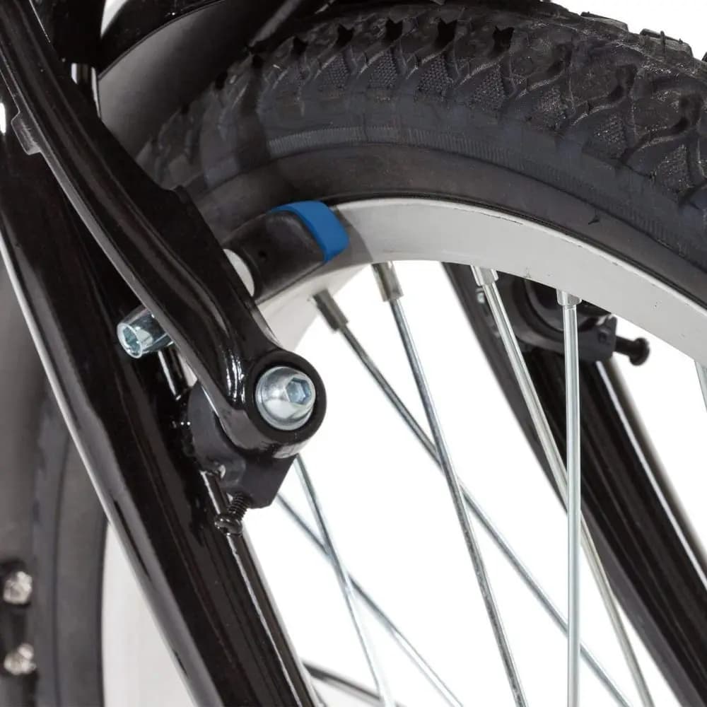 1Pair Rubber+Metal Bicycle Silent Brake Pads 3Colors Long-lasting Rubber Brake Pad Durable Bicycle V Braking Pads