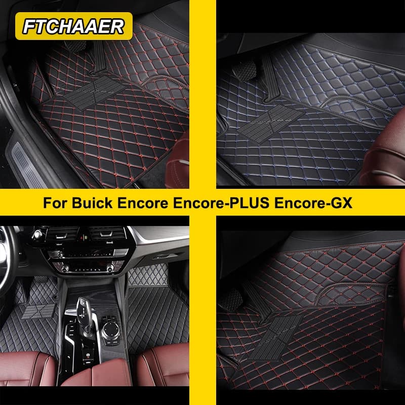 Tappetini per auto personalizzati per Buick Encore Encore-PLUS Encore-GX Tappeti per auto Accessori per piedi Coche