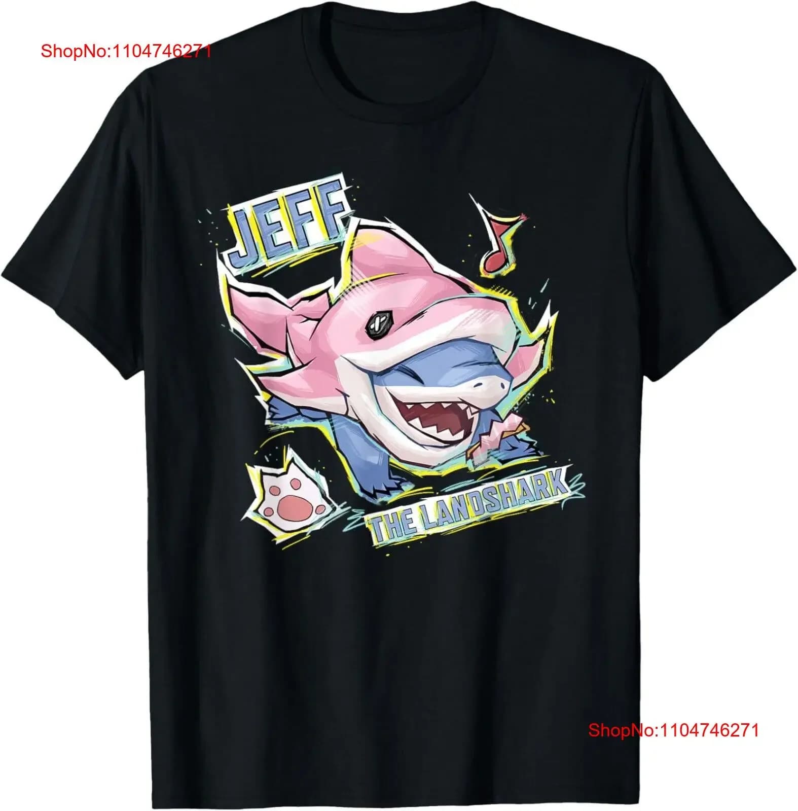 Divertente Land Shark Incognito Chibi Dolphin Style T Shirt per i fan Tutte le taglie S 4XL vintage Graphic lavato streetwear Leggermente