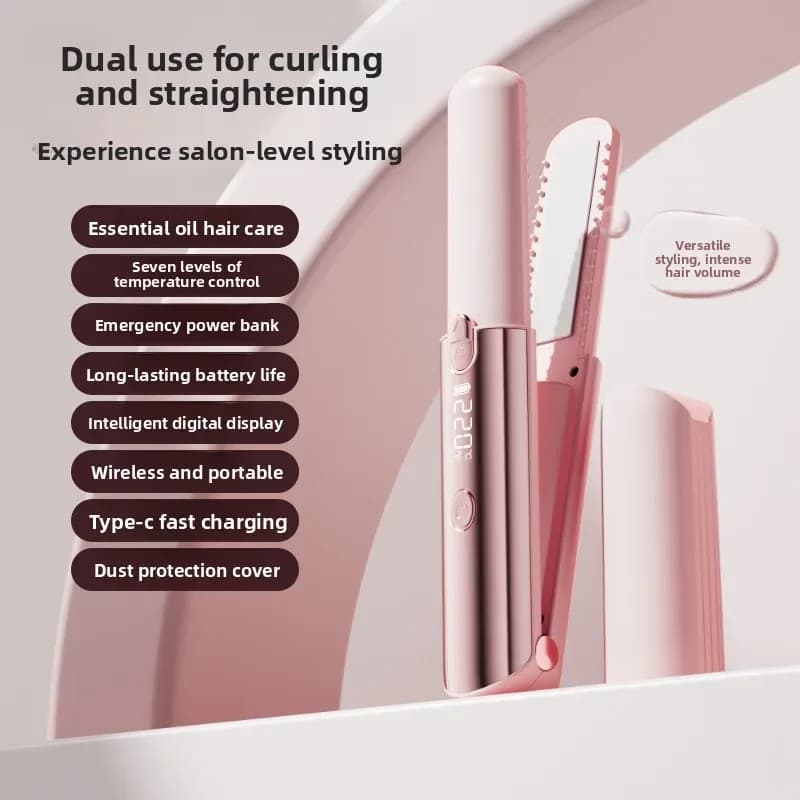 Bestseller Multifunction Hair Plate with Digital Display & Temperature Control, Double Leasing & Wrinkling Function for Women