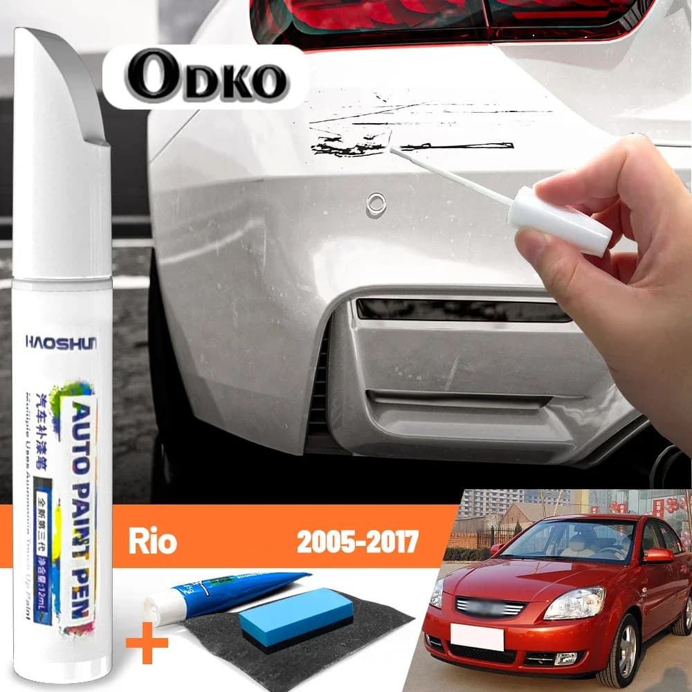 Car Paint Pen Paint Care Scratch Repair Wax Painting Scratch Remover For Kia Rio 3 4 2005-2017 2010 2011 2012 2013 2014 2015