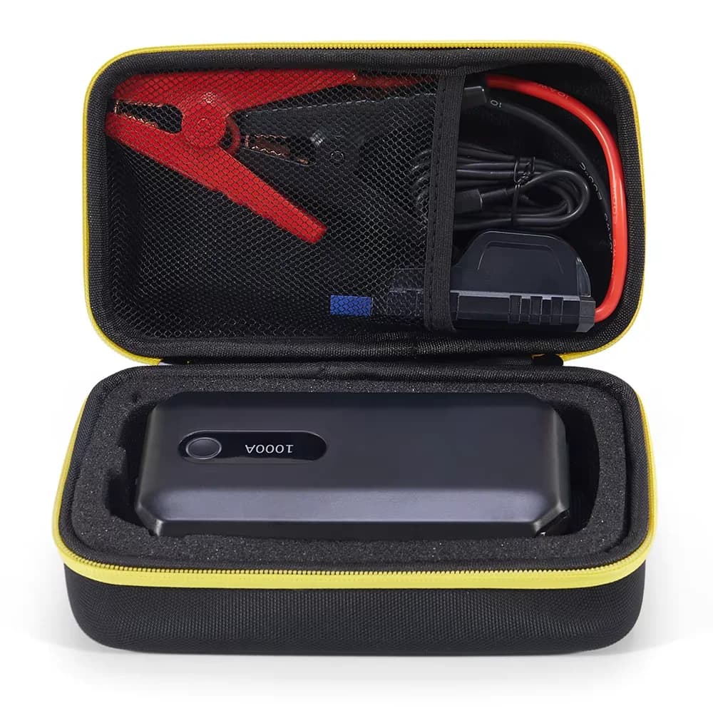 Custodia portatile in EVA per Xiaomi Baseus 20000mAh Car Jump Starter Power Bank, custodia rigida da viaggio, borsa portaoggetti per caricabatterie auto 2000A