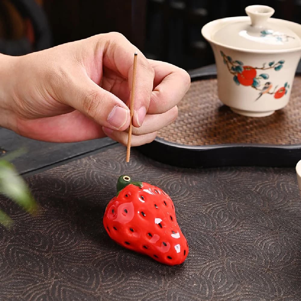 1pc Creative Practical Home-use Indoor Incense Holder Incense Stick Creative Ceramic Table Decoration Tea Table Incense Burner