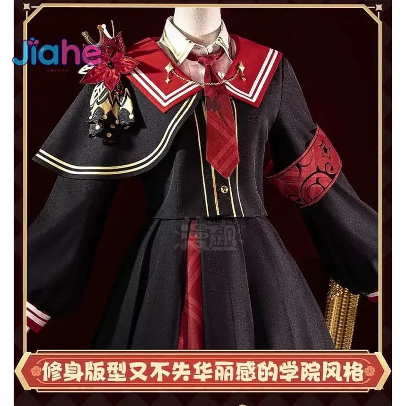 Nikaido Hiro Cosplay Magical Girl Strega Trial Costume Uniform Halloween Carnival Christmas Woman Sweet Dress Prop Set