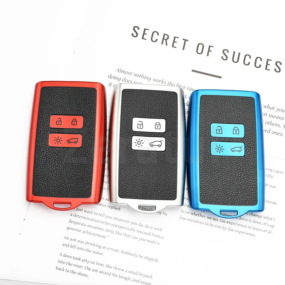 Keyless Car Key Card Case Cover For Renault Koleos Kadjar Austral Dacia Duster Sandero Jogger Clio 4 5 Captur Megane Zoe Arkana