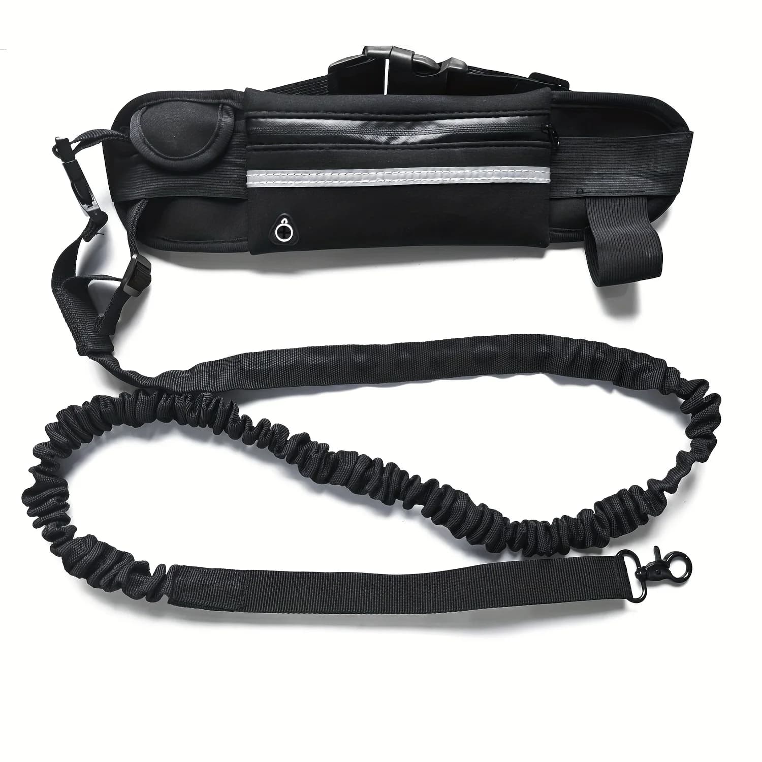 Reflective Snap for Dogs with Hinge Hands free Waist for Running Walking Durable Belt Traction Cord for Dogs Pet Accessories