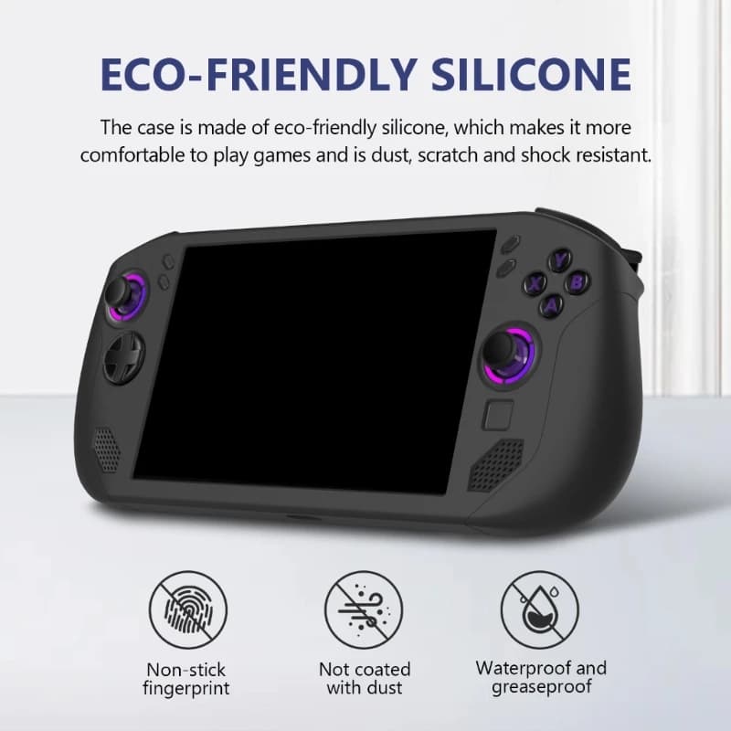1 copertura protettiva antiurto in silicone per console Legion Go S, custodia protettiva per console di gioco resistente al sudore