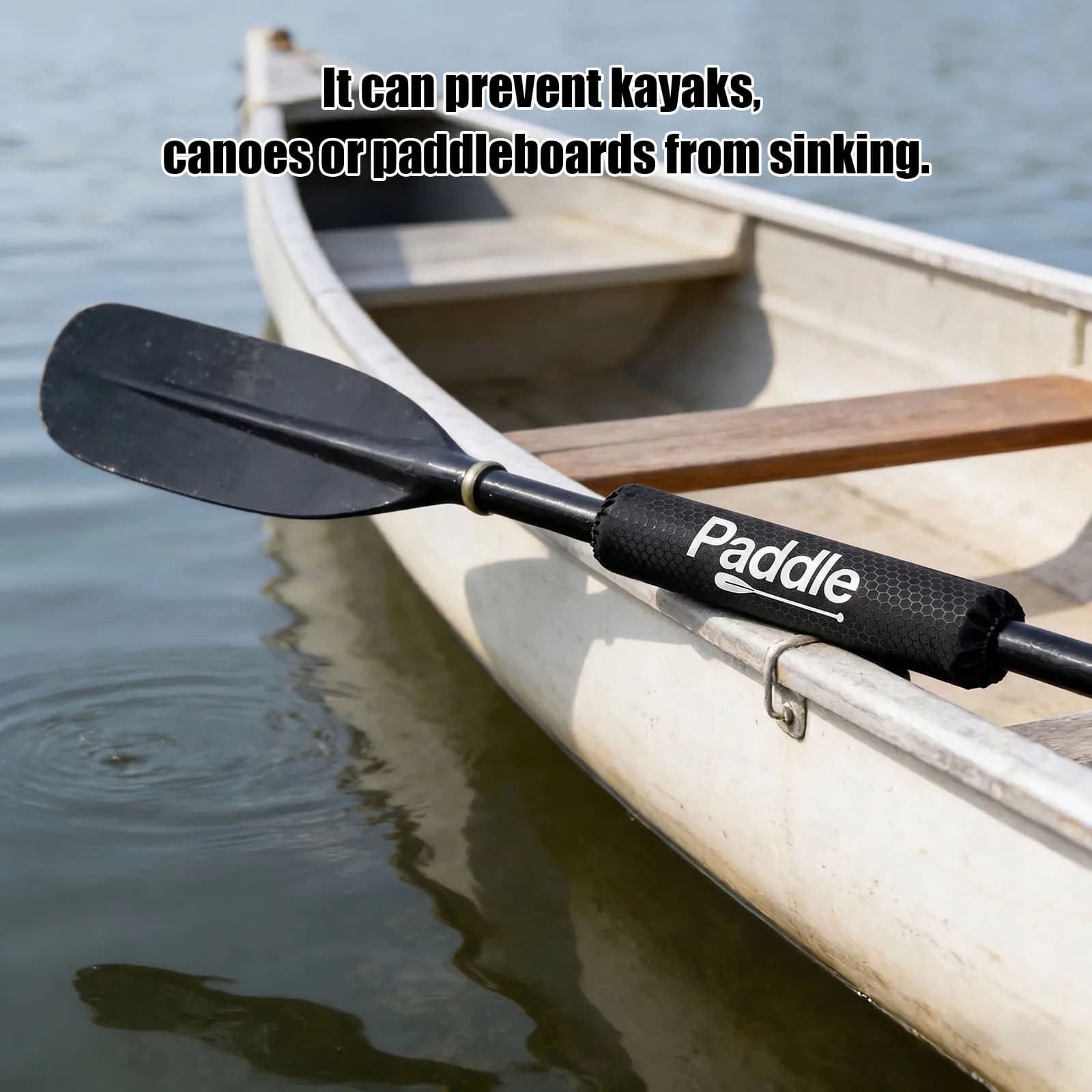 Paddle Float Multi Purpose Paddles Buoyancy Sleeve Loop Closure Adjustable Buoyancy Covers for Kayaks&Stand Up Paddle Board
