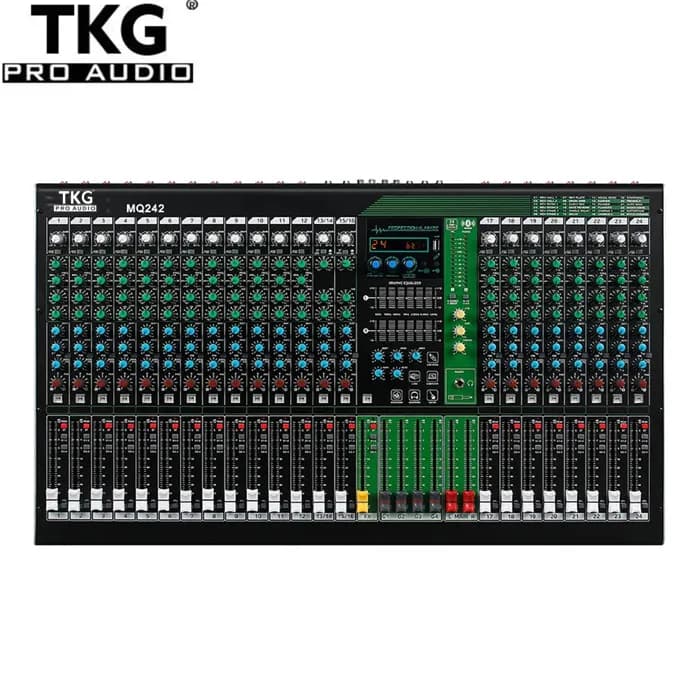 TKG MQ242 Registra Karaoke sistema audio analogico dj performance audio professionale concerto su palco Mixer a 24 canali