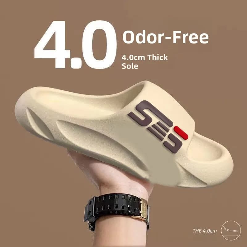 2026 Summer Men's Slippers EVA Anti-Odor Outdoor Wearable Sporty Anti-Slip Durable Comfortable Footwear Trendy Slip-On Shoes