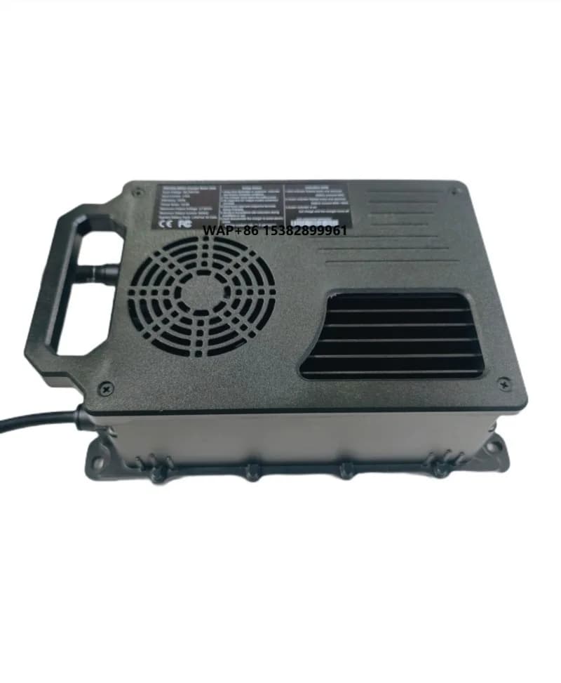 Caricabatterie Impermeabile 3300W 16S 48V 57.6V 58.4V 50A per Veicoli Elettrici, Batterie al Litio e Piombo-Acido, con Spina EU