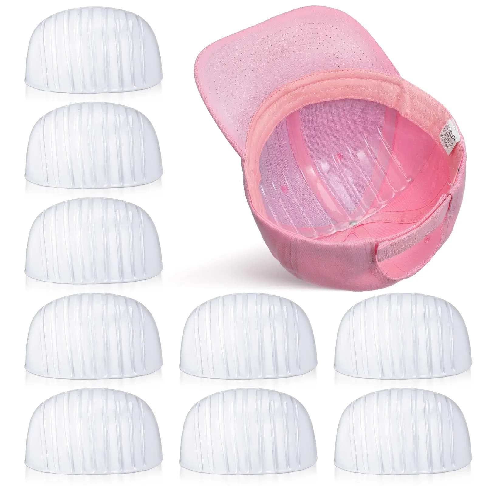 25Pcs Children's Baseball Cap Hat Shaper Plastic Insert Support for Duckbill Caps Hat Maintainer Cap Accessories
