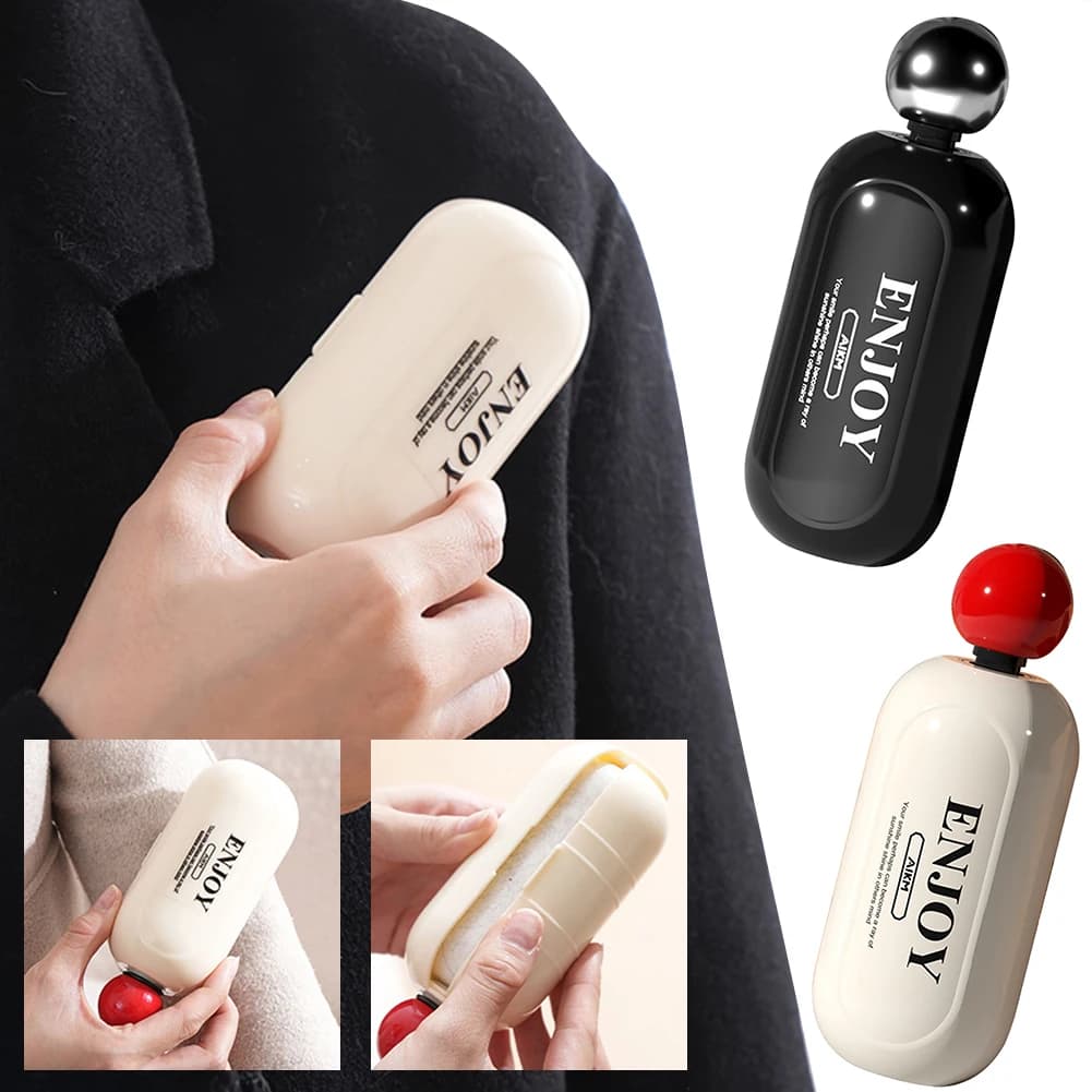 Hogar Collettore di polveri 2 in 1 Rullo di lanugine Cappotto di lana Levapelucchi Lavabile Coperta super appiccicosa Divano Spazzola per rimozione peli di animali domestici