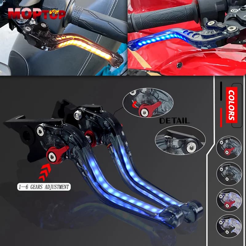 2025 Moto Always-on Indicatore di direzione Maniglia corta leva frizione freno per DIAVEL /CARBON XDiavel/S MULTISTRADA 1200/S/GT