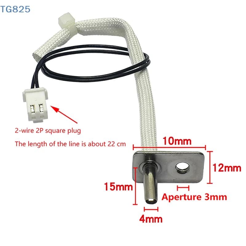 【AN】【AN】Temperature Sensor Probe 200K Thermostat NTC Temperature Sensor Air Fryer Replacement Parts for Air Fryer