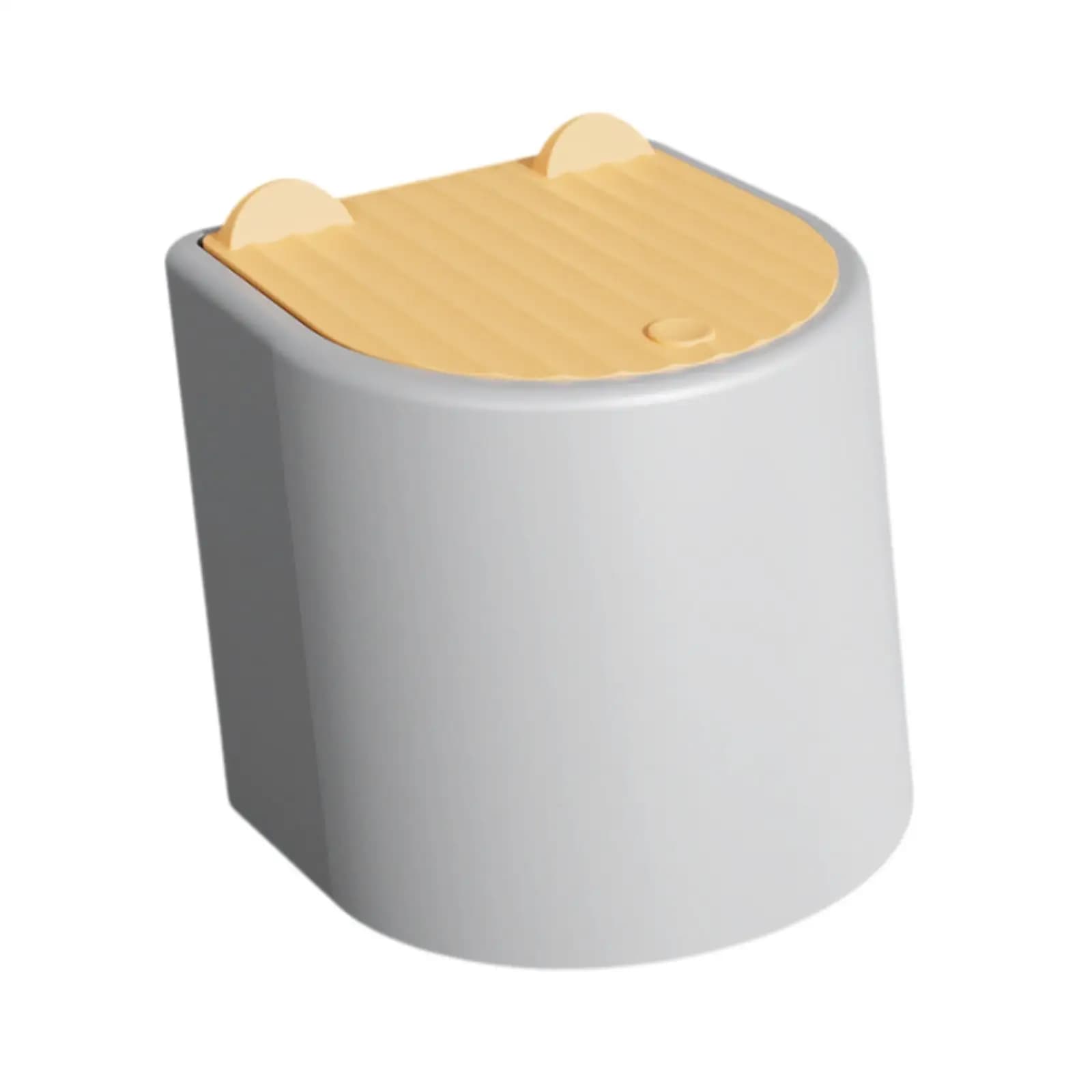 Mini Cestino Portarifiuti, Contenitore per Lettiera Gatti, Bidone da Appoggio per Bagno, Comodino, Camera da Letto, Ufficio