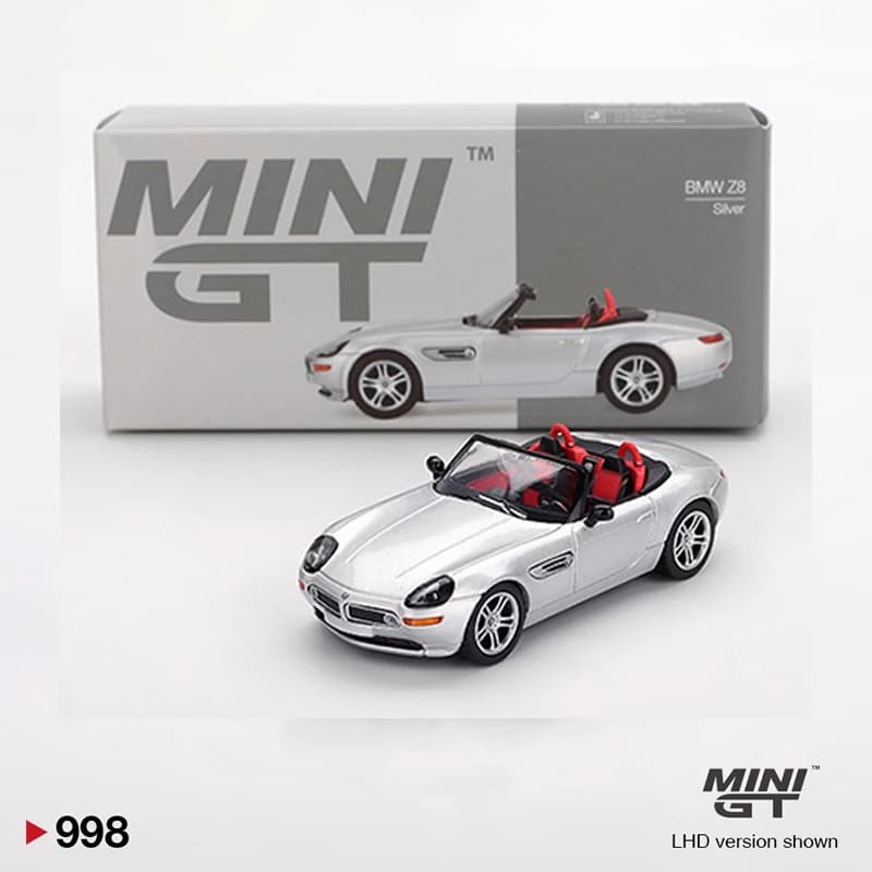 MINIGT 1:64 BMW Z8 Argento Pressofuso Modello di Auto Collezione Hobby Giocattoli 998