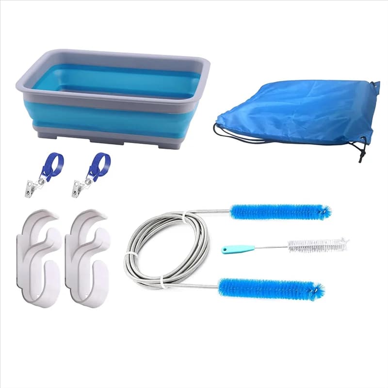 MOPHE-For CPAP Cleaning Kit- Hose,Cleaner Supplies Including 6.5 Ft Tube Cleaning Brushes For 15Mm And 20Mm Hose
