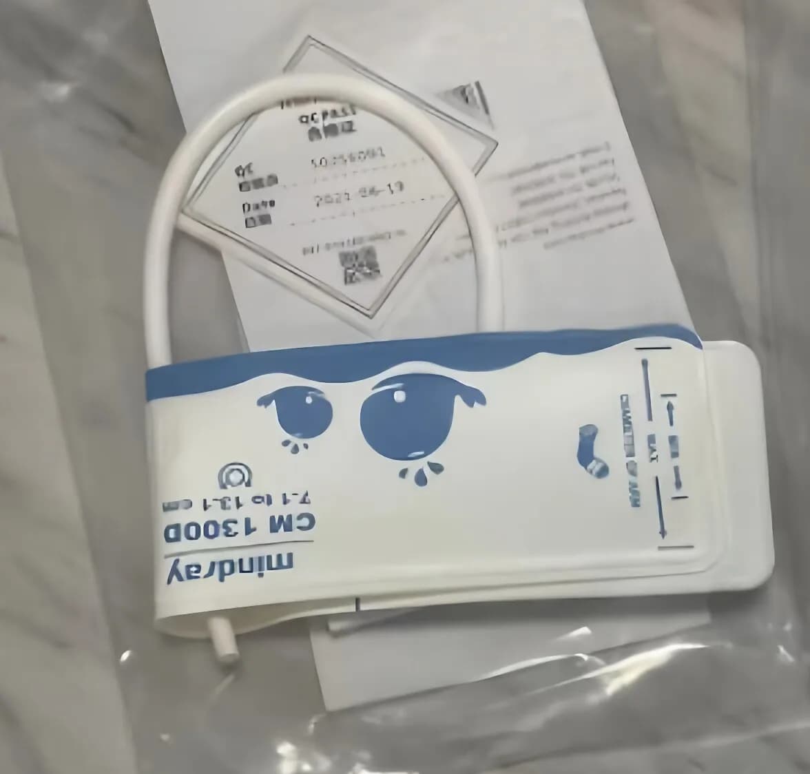Monitor ECG originale Mindray CM1300D, bracciale riutilizzabile per la pressione sanguigna neonatale CM1300C, CM1300E
