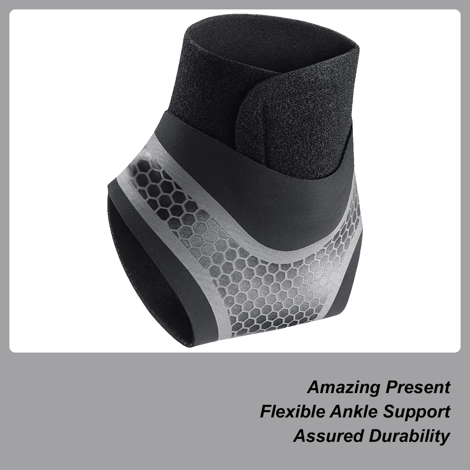 Supporto per piede per tutore per caviglia da uomo per compressione sportiva Protezione per caviglia elastica e traspirante per escursioni, viaggi, basket in piedi