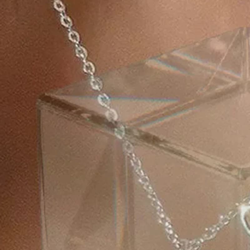 Titanium Steel Heart Lock Key Necklace Inlaid Zircon Pendant Delicate Clavicle Chain Jewelry For Women Daily Party Wear