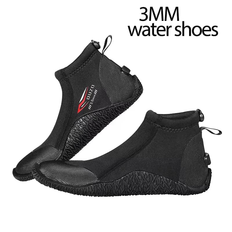 Scarpe da immersione da 3 mm, scarpe acquatiche per esterni, stivali da immersione, scarpe da surf da spiaggia, scarpe da pesca antiscivolo, attrezzatura per lo snorkeling