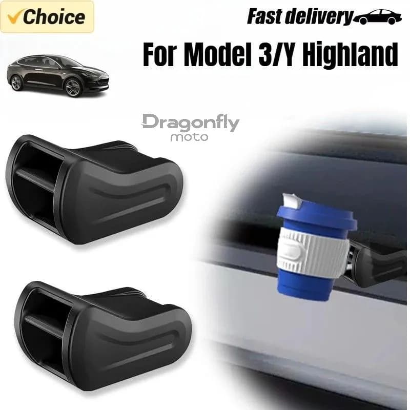 2PCS Deodorant Air Output Adapter Aromatherapy Clip for Tesla MODELLO 3/Y Highland Silicone Auto Air Vent Fragrance Clip