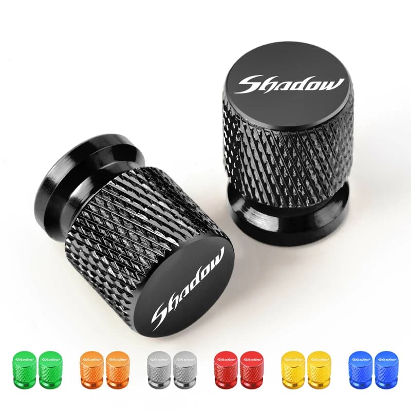 Per Honda Shadow VT 400 600 750 1100 VT400 VT600 1300 Accessori Moto di Alluminio di CNC Valvola della gomma Porta Aria Stelo Tappi di Copertura