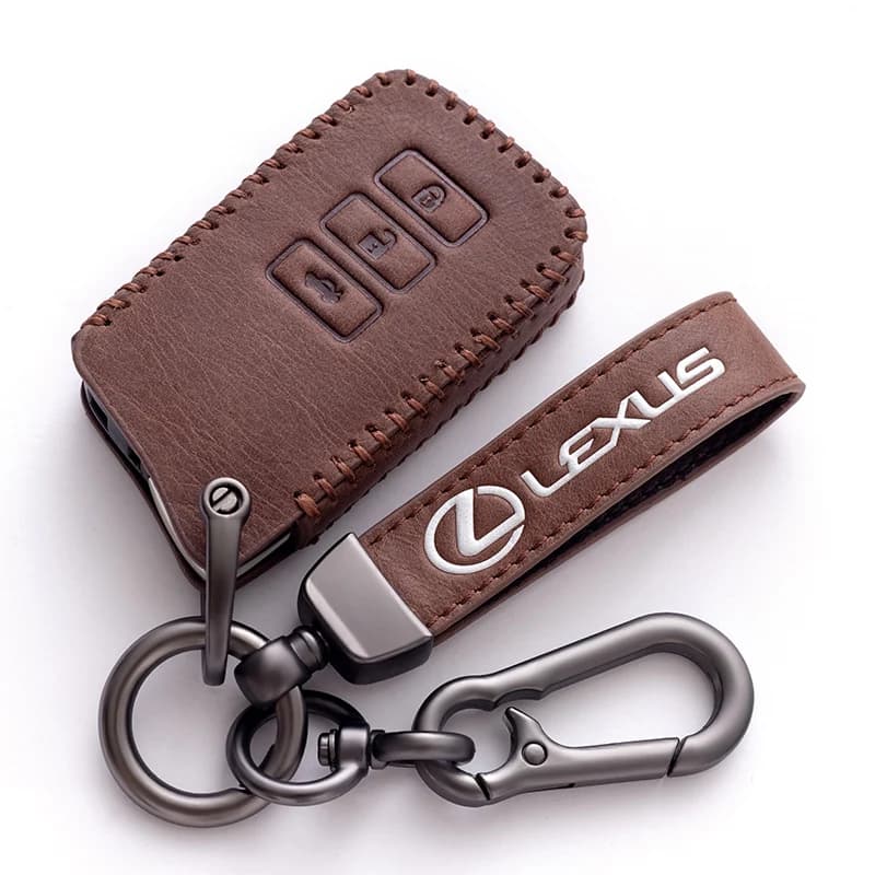 Custodia Protettiva in Pelle per Chiave Auto con Portachiavi per Lexus NX 200 NX300H RX 350 450H ES 350 ES 300h