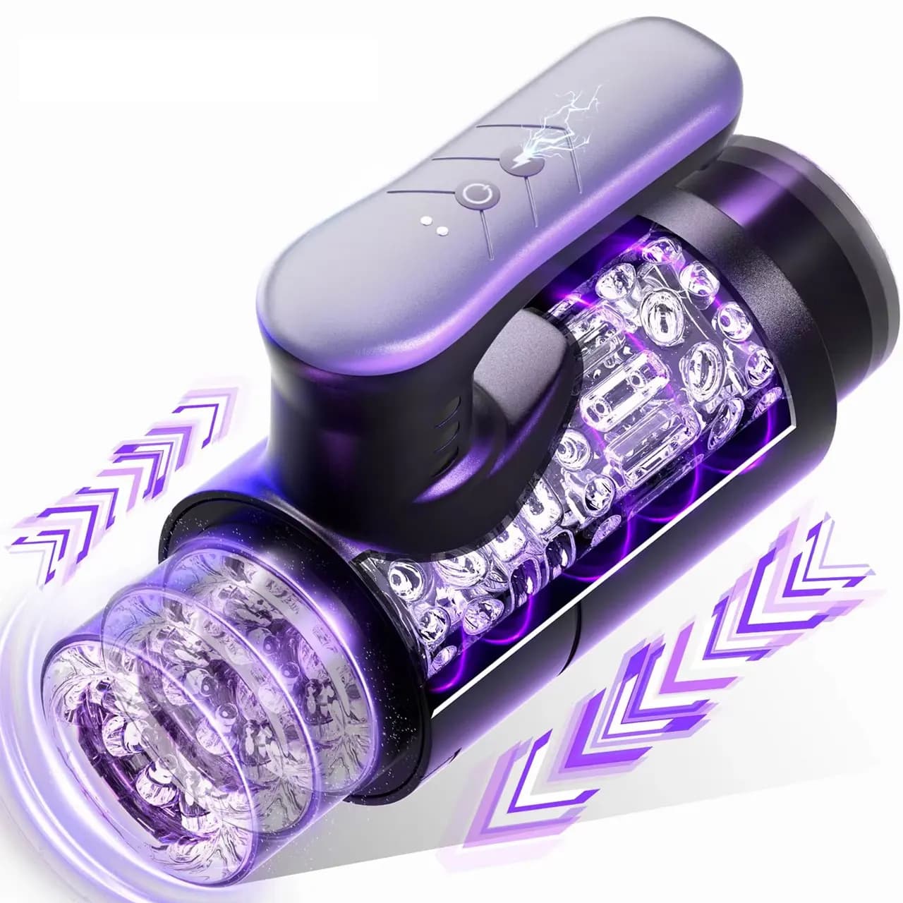 Masturbatore telescopico automatico per uomo Masturbazione vaginale in silicone Pompino anale Stimolatore della fica orale Giocattoli del sesso Articoli per adulti