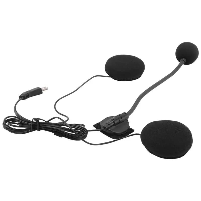 AU28-4X Motorcycle Helmet Bluetooth Headset Microphone Speaker Headset Accessories For Half-Helmet