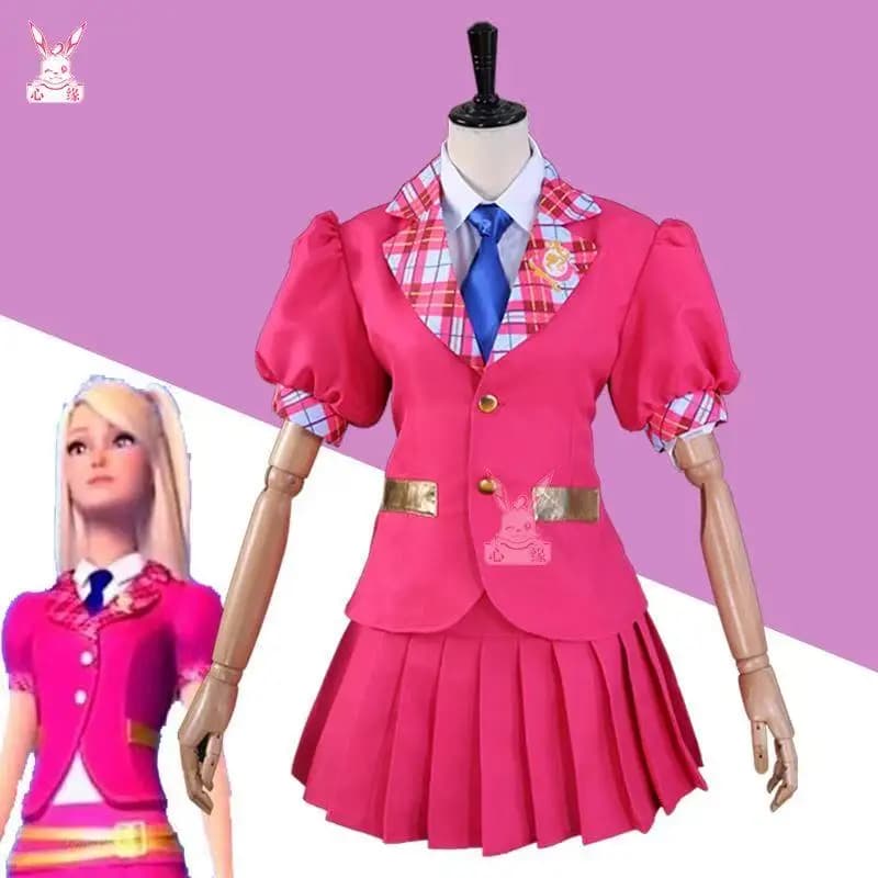 Sophia style cosplay costume set inspired by Princess Academy campus for woman