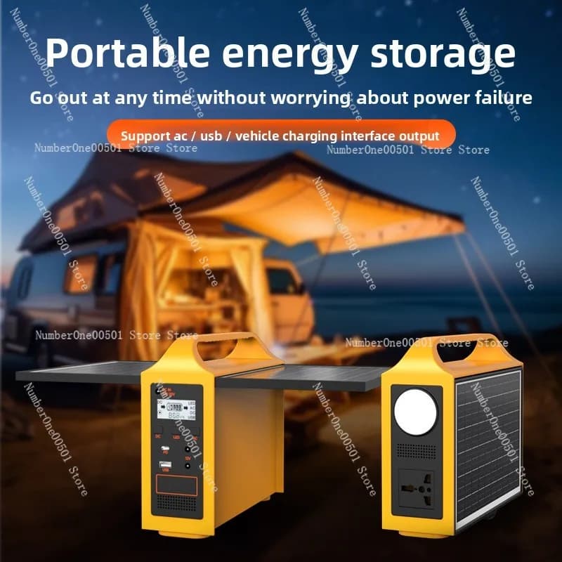 Batteria per laptop da 200 W con guida autonoma per uso domestico con alimentatore portatile per generazione di energia a pannello solare
