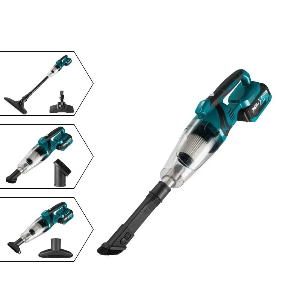 800 W Wireless Electric Vacuum Cleaner Portable Rechargeable Instrument for Home Industrial Construction for 18 V Battery