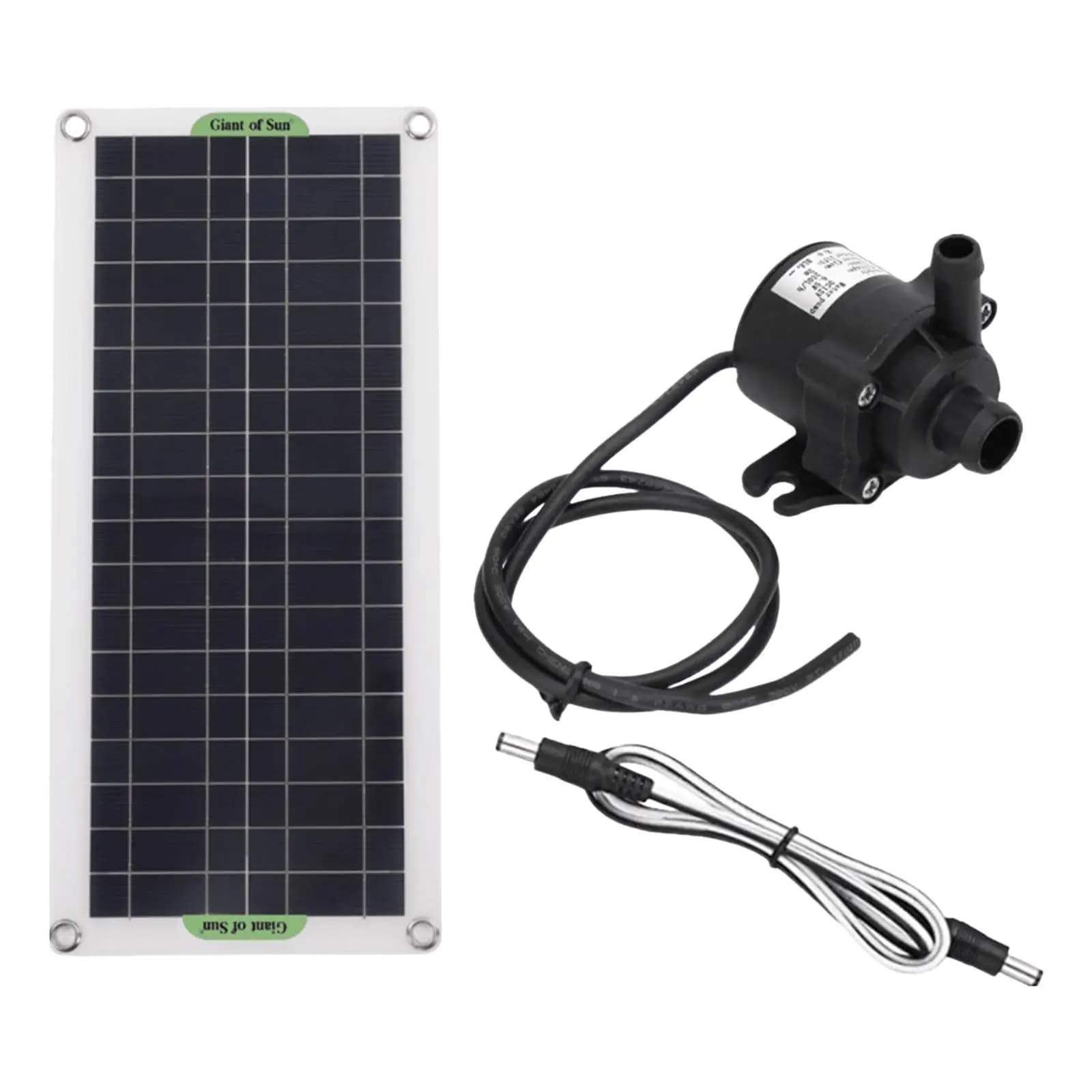 Pompa Solare per Acqua, Pompa per Irrigazione Laghetto, Pompa Solare a Funzionamento Continuo per Fontana, Acquario, Piscina, Gioco d'Acqua, Viaggi