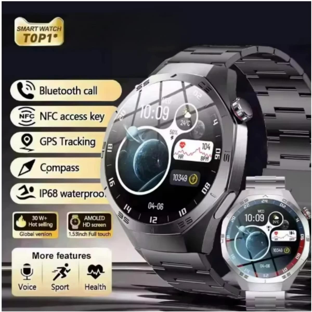 Global Version Xiaomi Watch S5 Smart Watch Men Women AMOLED Screen NFC BT Call Sports Waterproof Health Monitor Smartwatches New