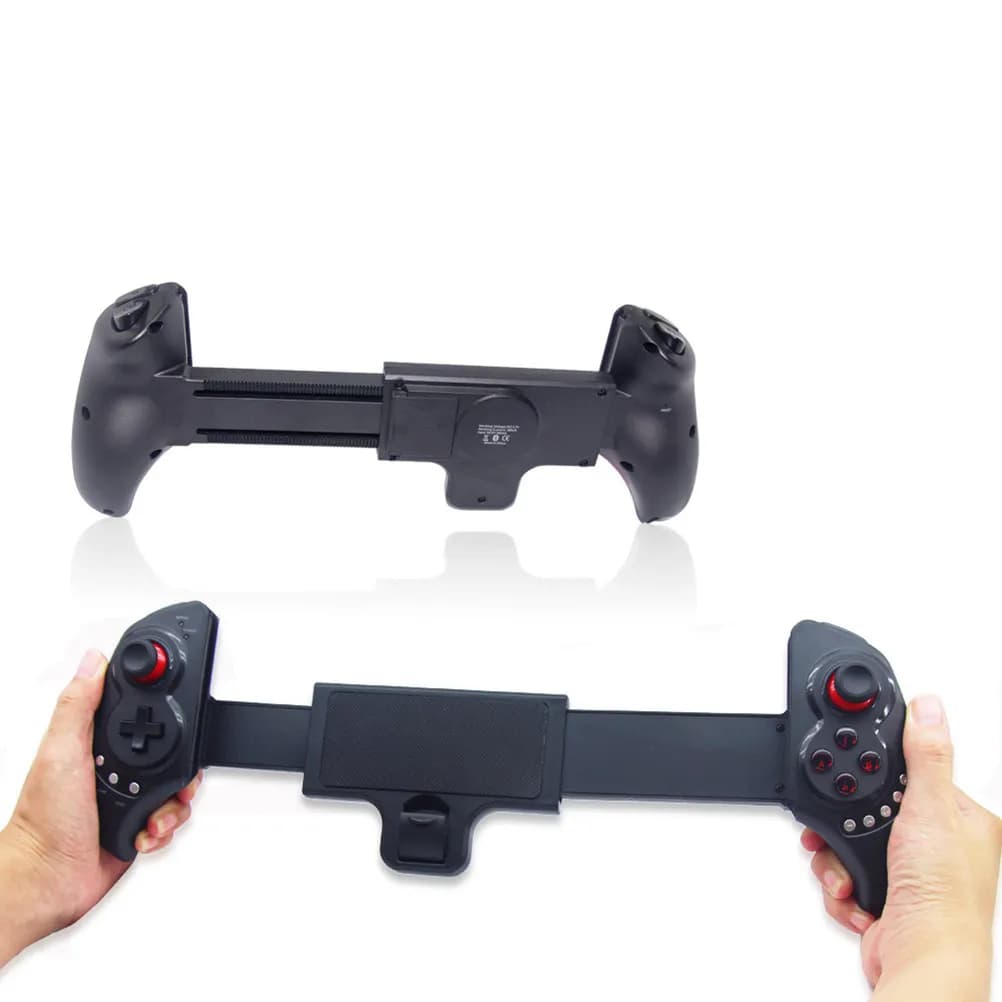 Gamepad Wireless Universale con Maniglia Telescopica per Smartphone e Tablet da 5 a 10 Pollici, Compatibile USB