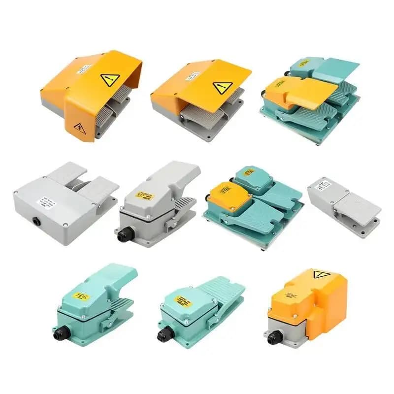 Interruttore a pedale in metallo pedale controller interruttore a pedale di taglio TFS-302 TFS-402 15A 250V