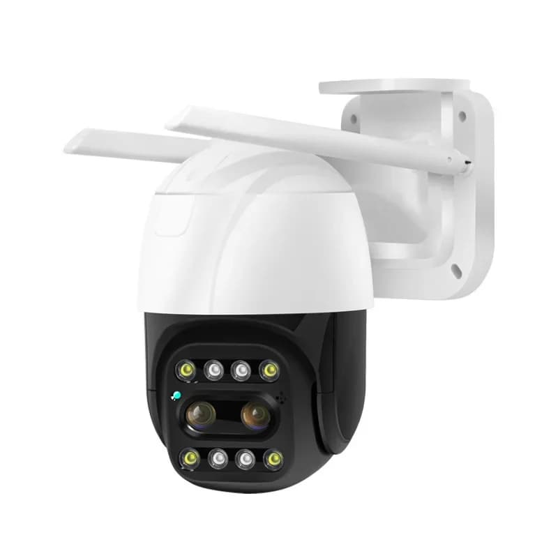 Macchina a sfera binoculare 10x telecamera di sorveglianza wireless wifi esterna intelligente ad alta definizione 4K registratore per visione notturna