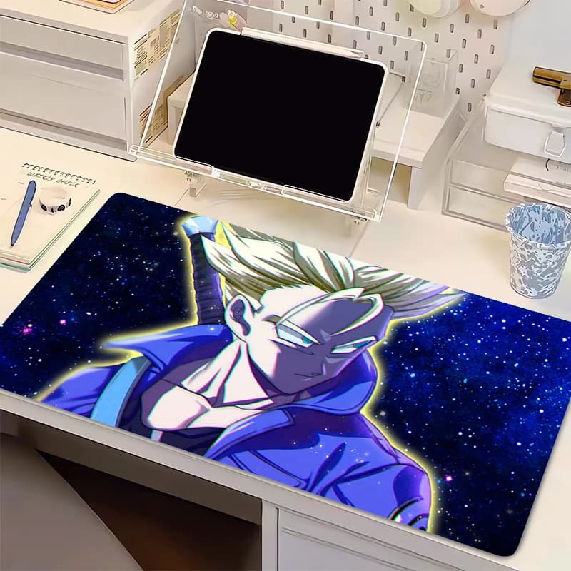 Tappetino per Mouse da Gaming Varmilo DBZ Dragon Ball Trunks in Gomma, Accessori per Gamer, Tappetino da Scrivania Morbido Anime