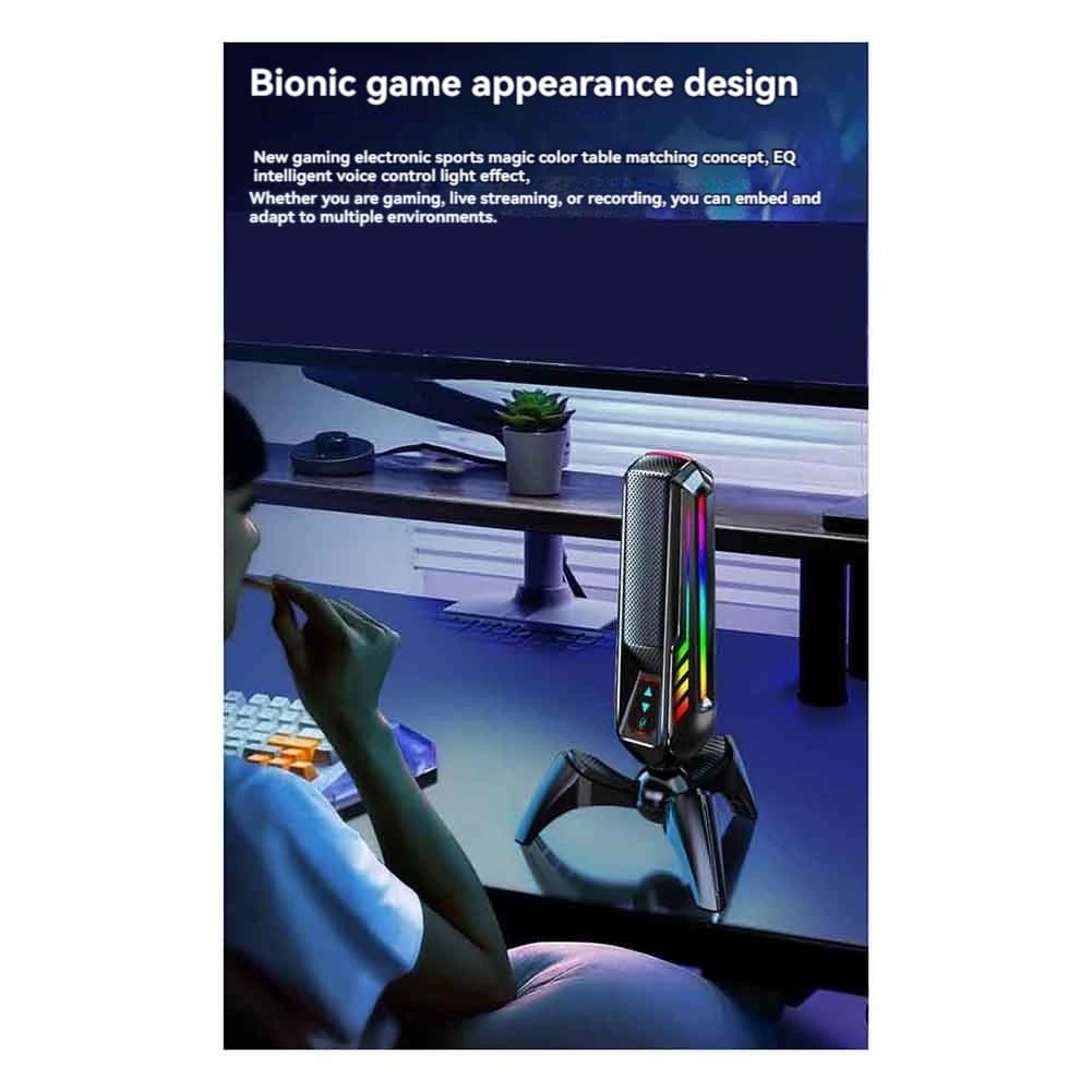 N93RNUOVO! Microfono USB per computer, microfono da gioco per PC, microfono per registrazione compatibile con laptop desktop