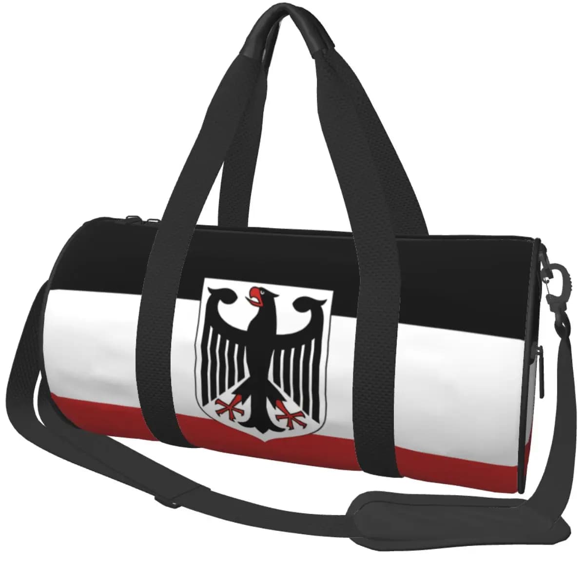 Borsa da palestra con bandiera imperiale tedesca Kaiser, borsa da viaggio, borsa sportiva da allenamento, borsa sportiva da uomo e da donna con grafica per scarpe, borsa fitness, borse impermeabili