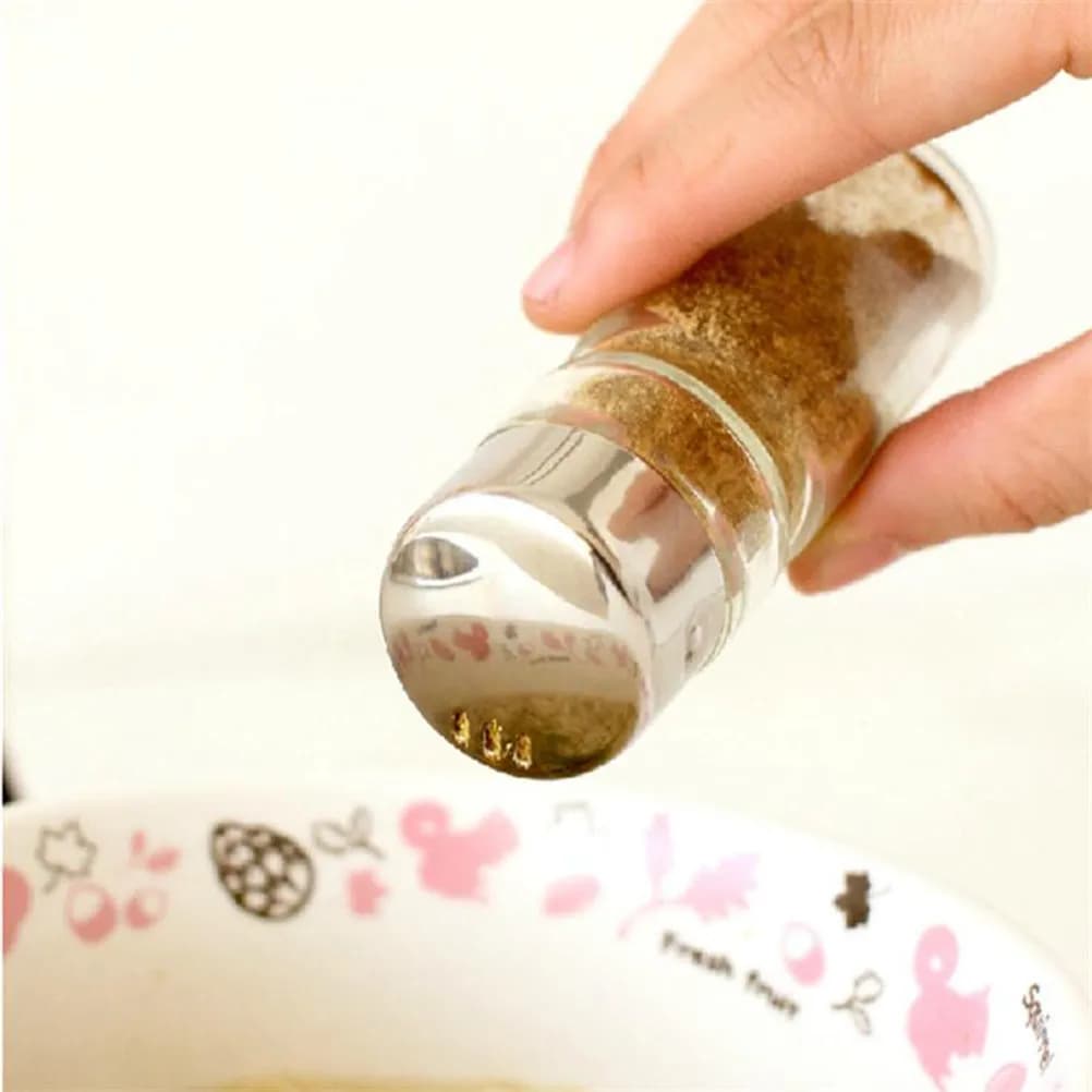 5Pcs Spice Jars Set Magnetic Backing Clear Lid Storage Tins for Arts Crafts Paper Clips Rubber Bands Candy Spice Jars