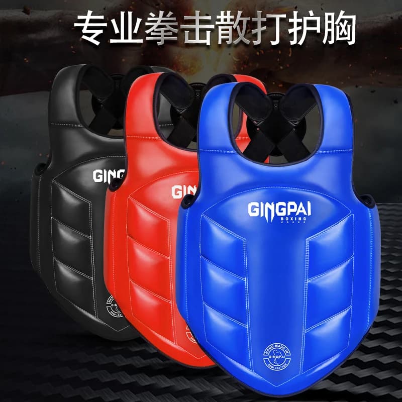 Boxe MMA Chest Guard Kickboxing Body Vest Protector arti marziali WTF reversibile Rib Shield Taekwondo Target Training Uniform