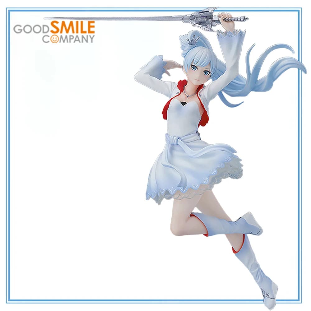 100% originale in magazzino Good Smile Company Pop Up Parade RWBY Weiss Schnee Anime Figure Collection Serie Modello Giocattoli Garage Kit