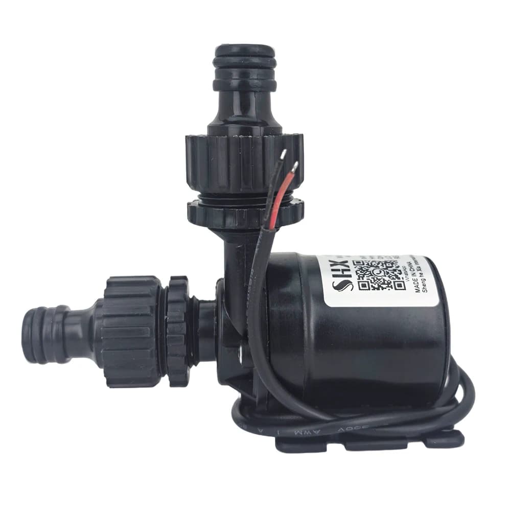 Water Pump 12v High Pressure Ultra Quiet Solar DC 24V Lift 5M 800L/H Brushless Motor Submersible Water Pumps Quick Break Joint