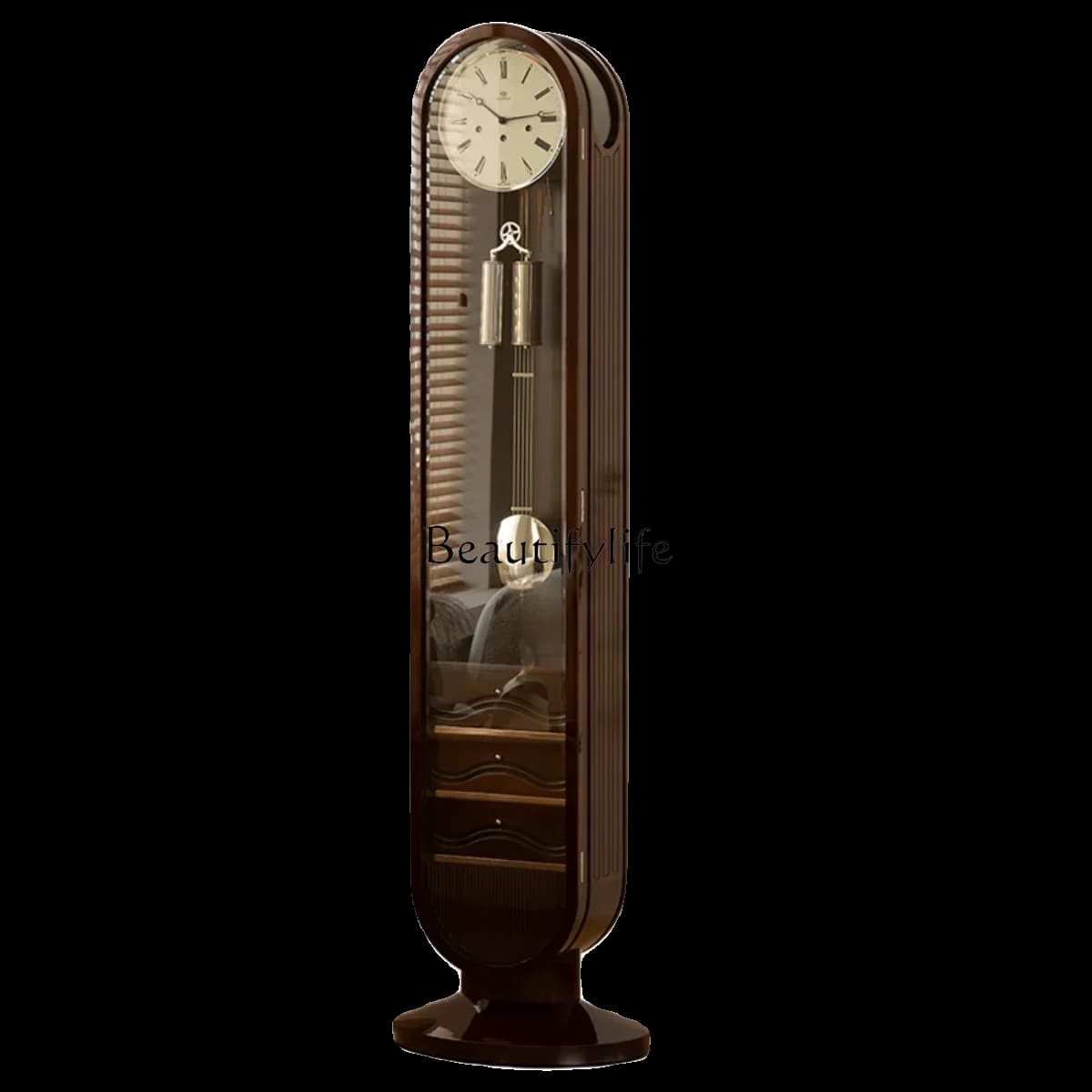 Nuovo arriva orologio da pavimento semplice e moderno tedesco Hemler Orologio a pendolo meccanico verticale di lusso leggero minimalista europeo